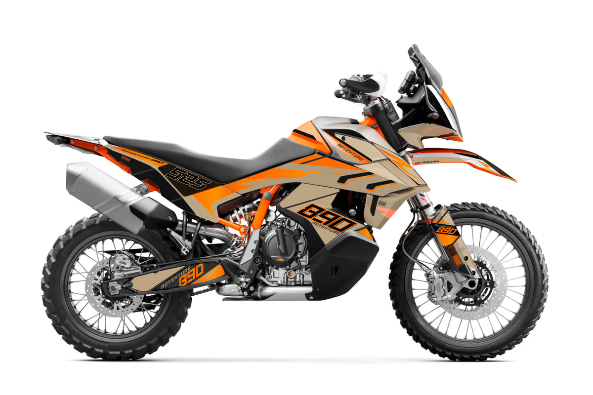 SAHARA V3 - 890/790 | MOTORCYCLE GRAPHIC KIT