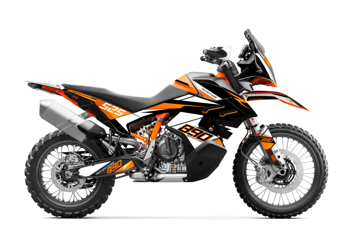 SAHARA V6 - 890/790 | MOTORCYCLE GRAPHIC KIT