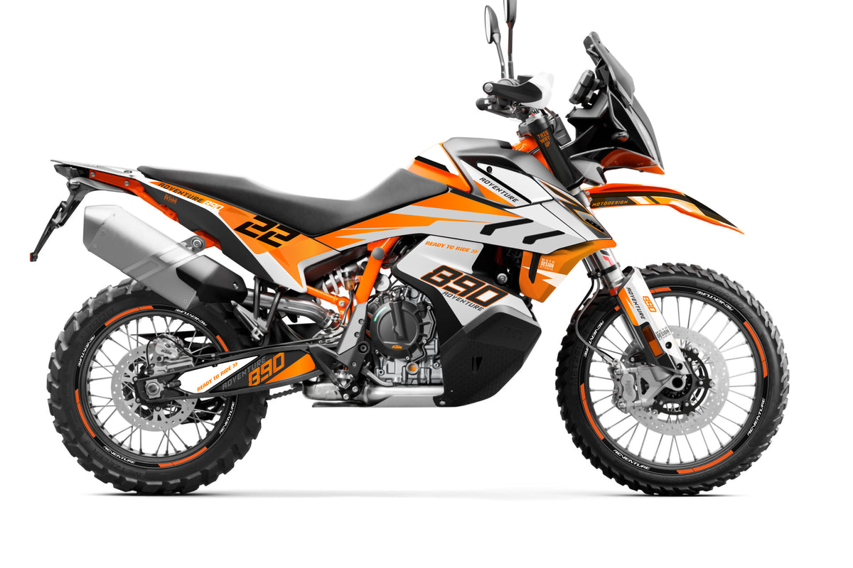 SAHARA V2 - 890/790 | MOTORCYCLE GRAPHIC KIT