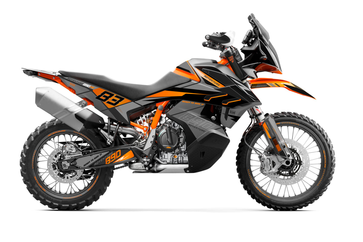 SAHARA V4 - 890/790 | MOTORCYCLE GRAPHIC KIT