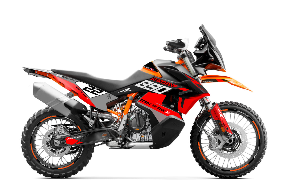 RAIDER V4 - 890/790 | MOTORCYCLE GRAPHIC KIT