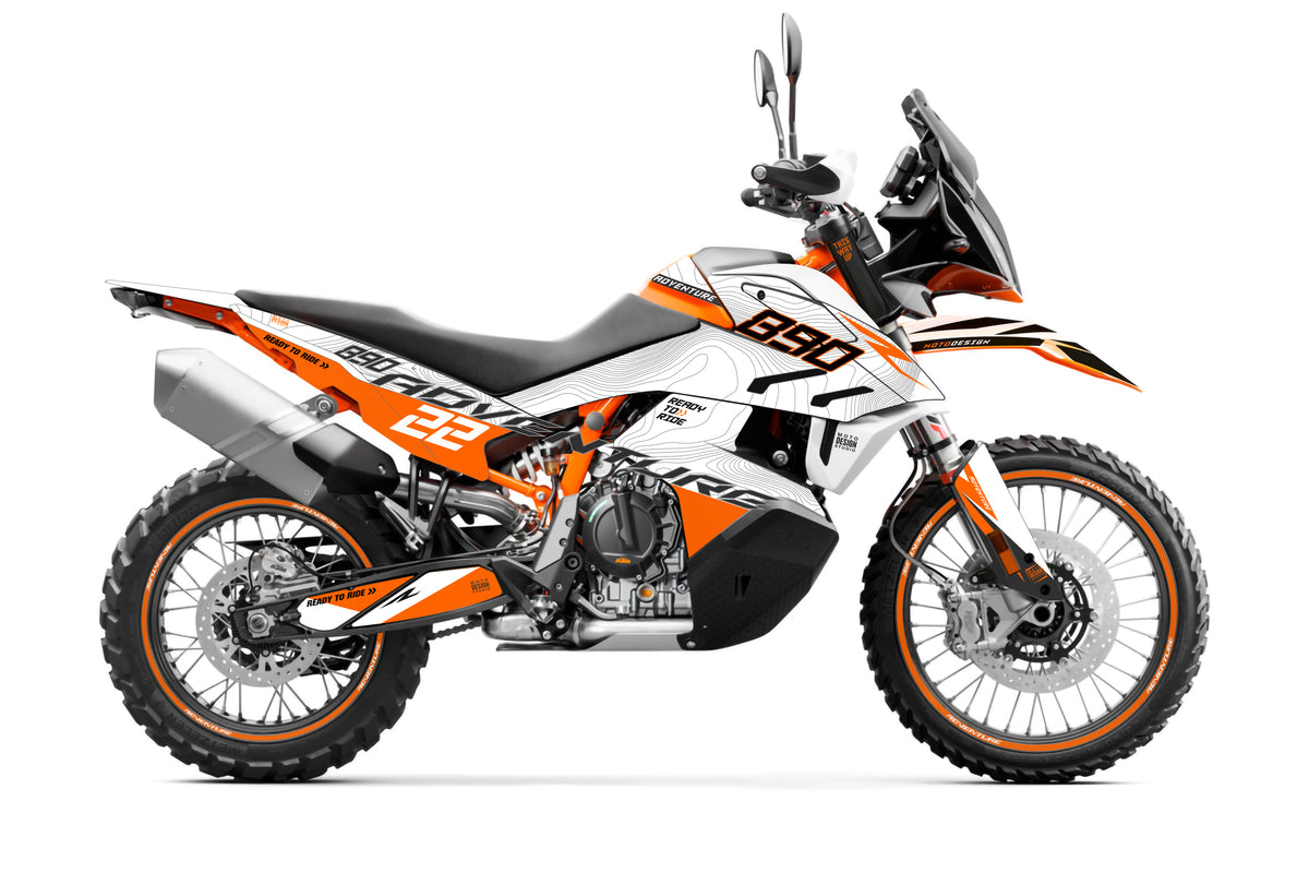 TOPOG ARTIC - 890/790 | MOTORCYCLE GRAPHIC KIT