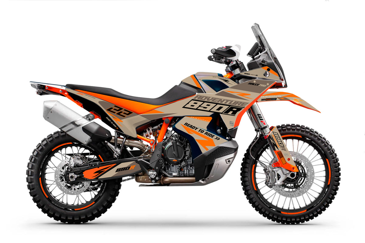 RALLY PRO V2 - 890/790 | MOTORCYCLE GRAPHIC KIT