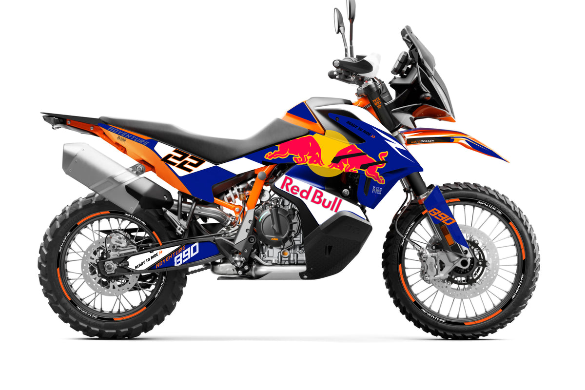 TORO BLUE - 890/790 | MOTORCYCLE GRAPHIC KIT