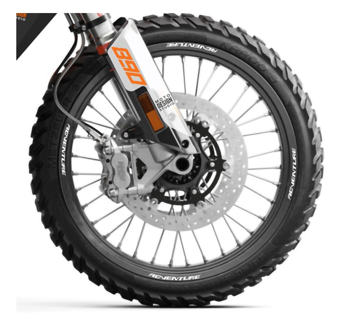 Kore - White - Wheel Graphics Kit