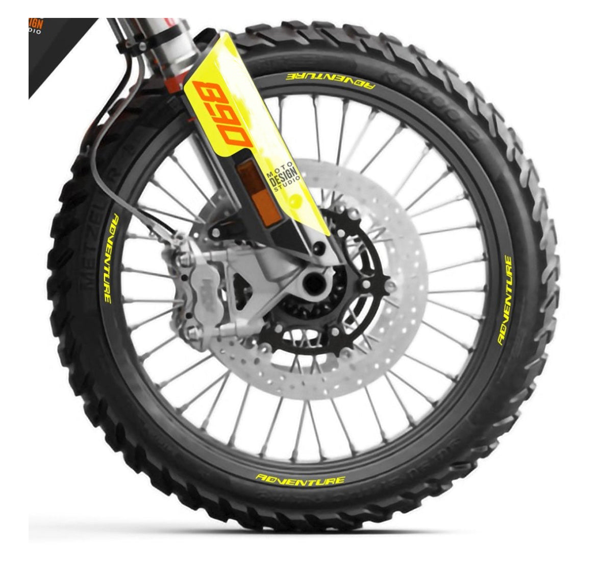 Kore - Yellow - Wheel Graphics Kit