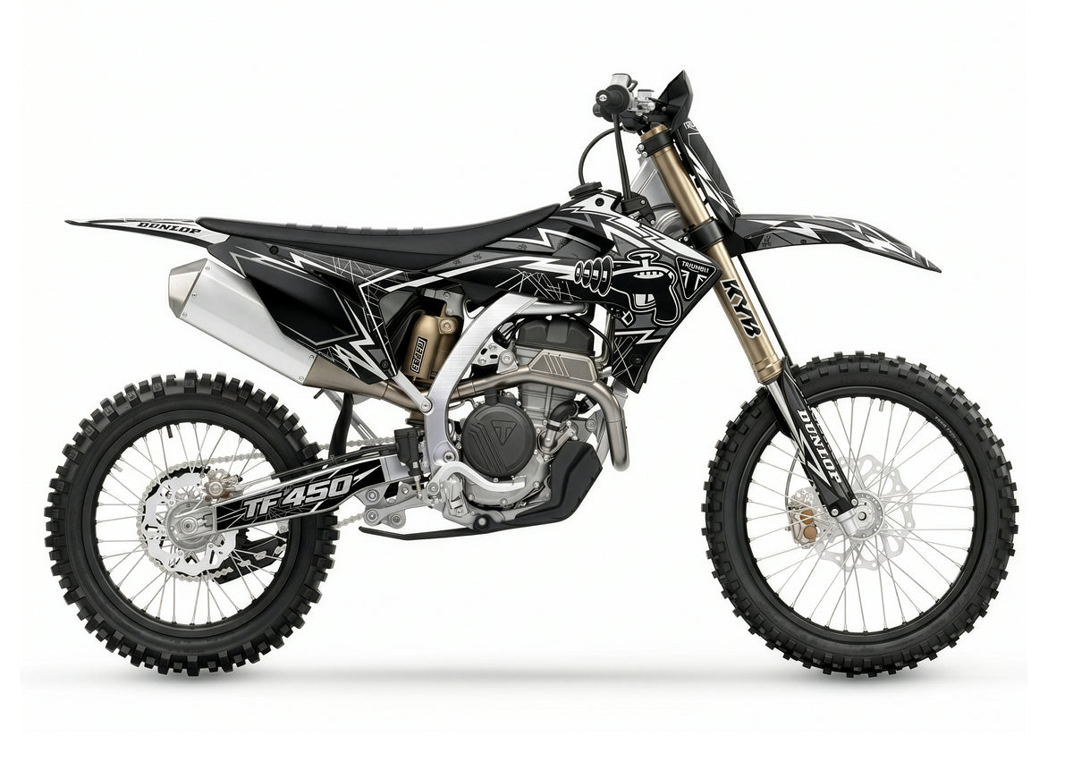 RAYGUN V1 - TRIUMPH TF -| MOTORCYCLE GRAPHIC KIT
