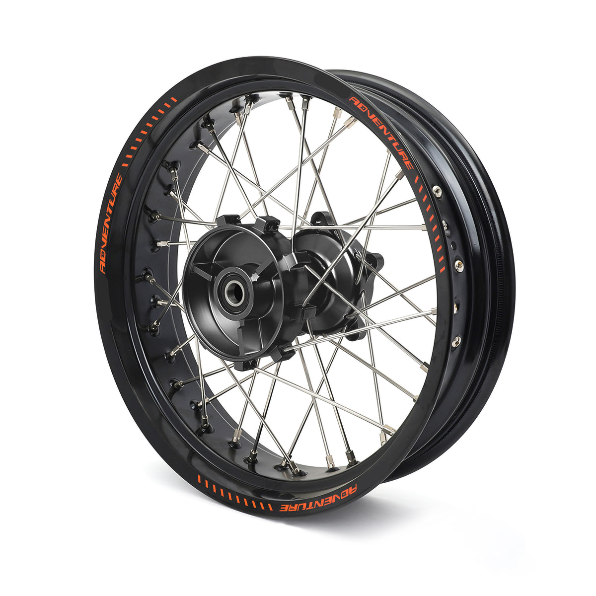 BASE - Black/Orange - Wheel Graphics