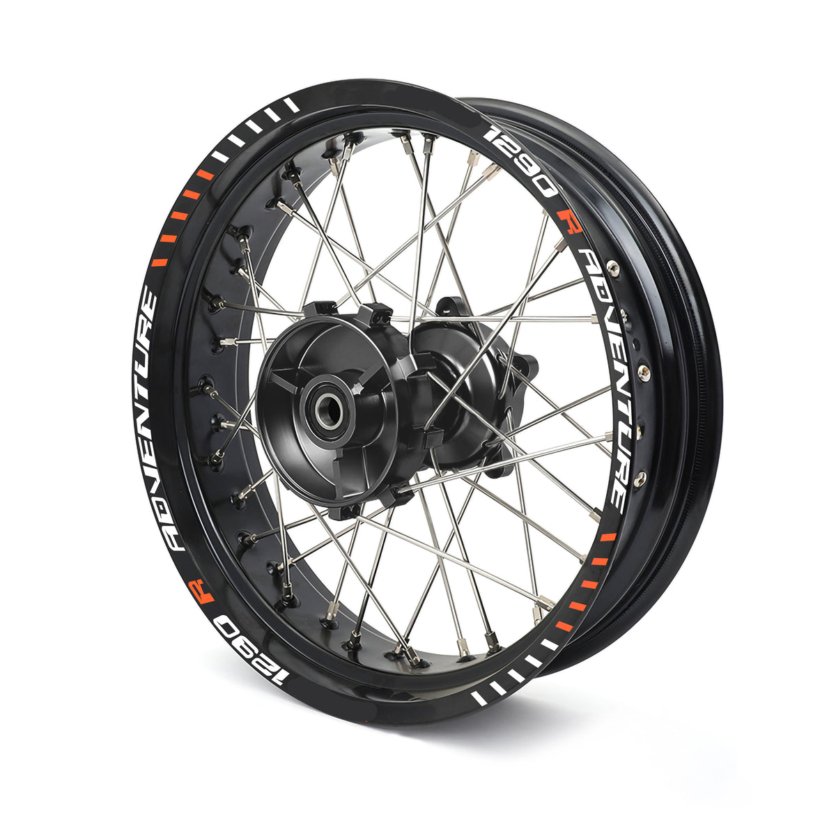 SLOT - White/Black/Orange - Wheel Graphics
