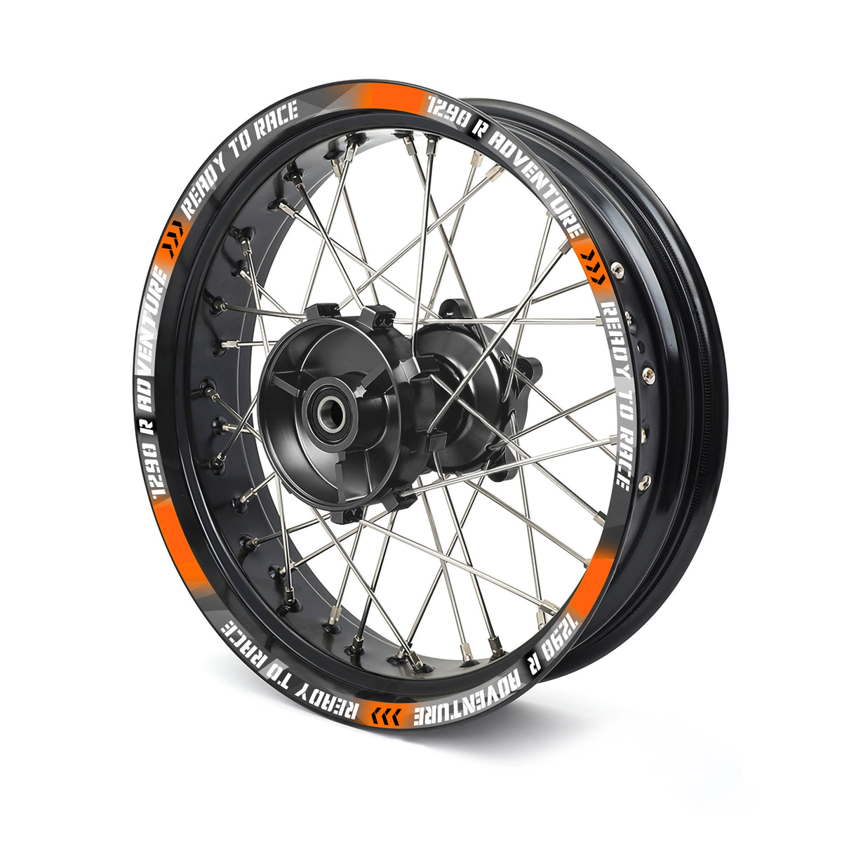 CAMO READY - Grey/Orange - Wheel Graphics