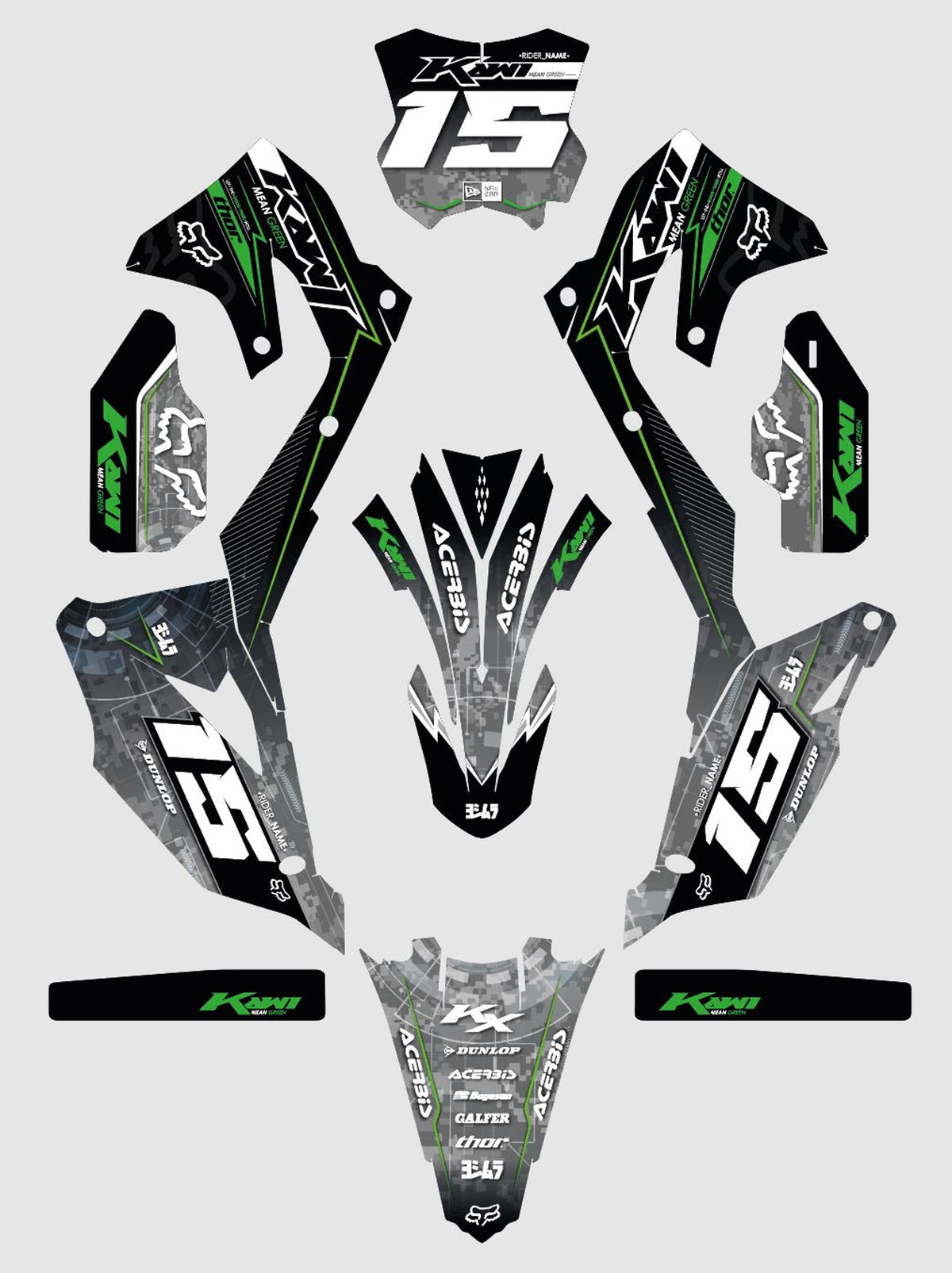 Kawasaki MX V1 - Full Kit