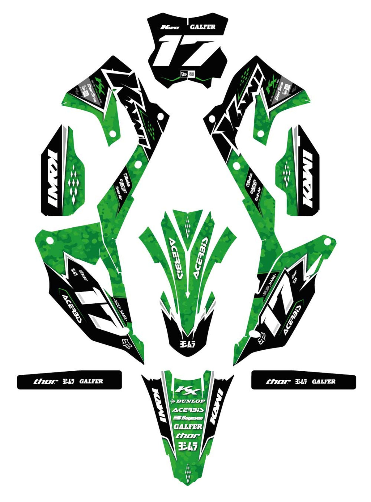 Kawasaki MX V2- Full Kit