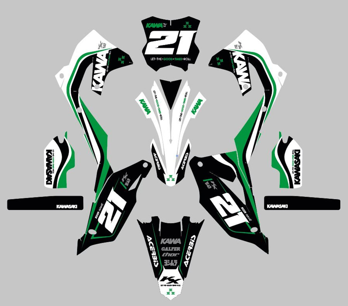 Kawasaki MX V4- Full Kit