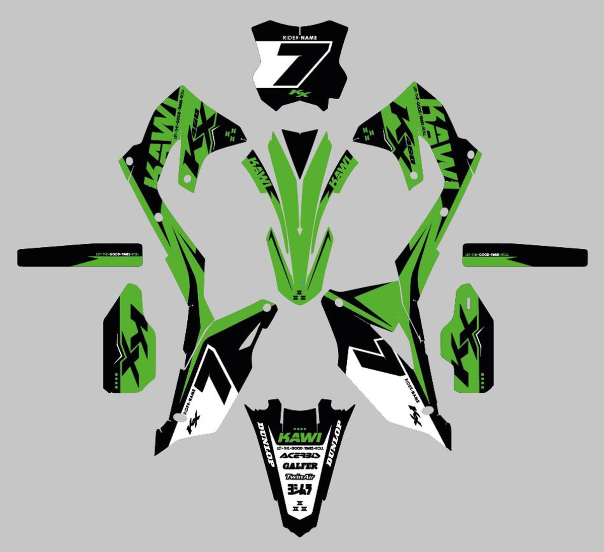 Kawasaki MX V5- Full Kit